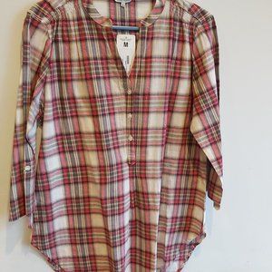 3/4 sleeve tunic style shirt
